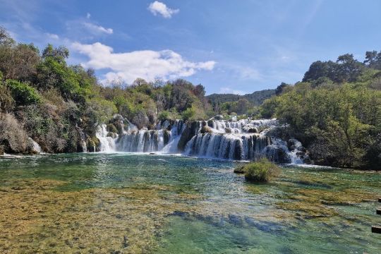 Parco nazionale della Krka uno spettacolo vicino al mare