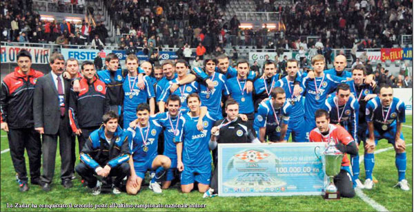 Per lo Zadar andamento altalenante nei campionati croati (7 e fine)