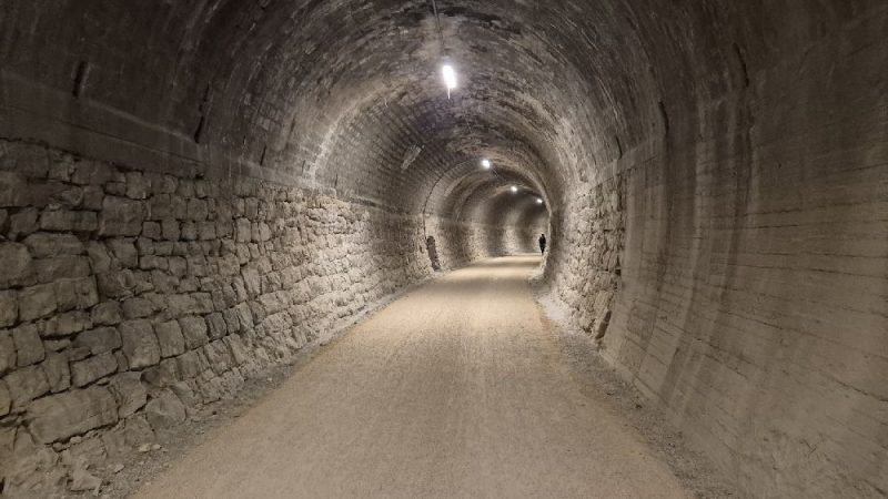 Sulla vecchia ferrovia della Val Rosandra